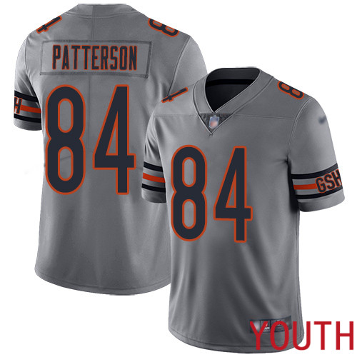Chicago Bears Limited Silver Youth Cordarrelle Patterson Jersey NFL Football #84 Inverted Legend->chicago bears->NFL Jersey